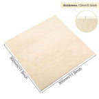 CertBuy 12" x 12" Plywood Board 1/2 Thick, 4 Pack Plywood Squares, Baltic Birch - Image 2
