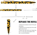 Ballpoint Pen 3Pcs Click Black Ink Metal Retractable 1.0 mm Medium Ballpoint - Image 4