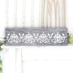 ORIGACH 12 Pcs Flower Border Stencil, Ornate Mandala Border PET Stencil Template - Image 6