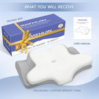 Cervical Neck Pillow, Memory Foam Pillows - Image 9