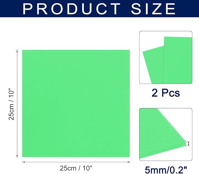 MECCANIXITY Foam Sheets Crafts 10x10 Inch 5mm EVA Craft Foam Paper Foam Sheets - Image 2