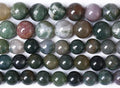 90pcs 4mm Natural Indian Agate Gemstone Beads Smooth Round Loose Spacer Beads by NaturalStoneBeads