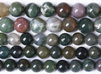 90pcs 4mm Natural Indian Agate Gemstone Beads Smooth Round Loose Spacer Beads by NaturalStoneBeads
