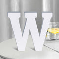 White Wooden Letters 8 Inch for Wall Decor, Large Unfinished Wood Letters for by SETNDTS