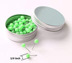 Tupalizy 100PCS 1/4 Inch Small Round Head Map Tacks Pins - Image 5