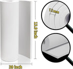 12mm Thick White Foam roll, Premium Cosplay EVA Foam Sheet, High Density 86kg/m3 - Image 2