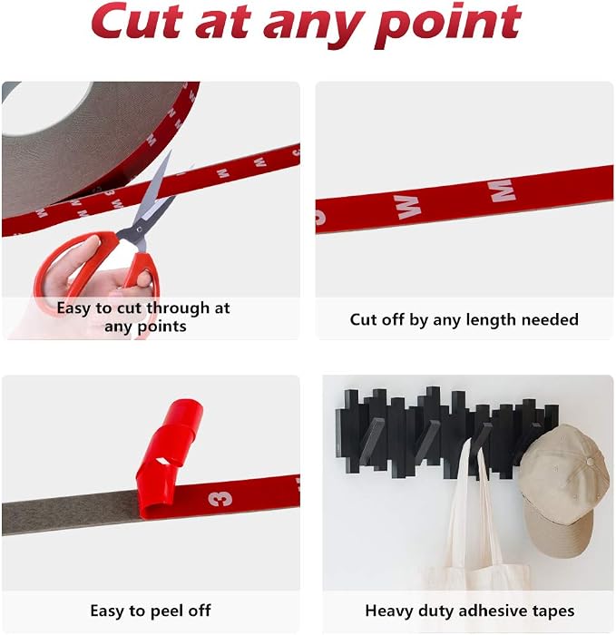 CloudBuyer Double Sided Tape, Mounting Adhesive Tape Heavy Duty, Waterproof - Image 4