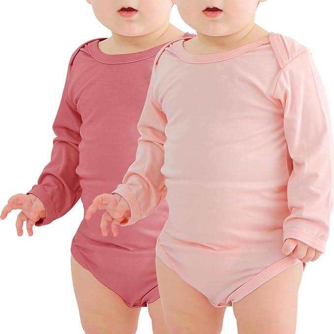 Jimonda Bamboo Baby Bodysuit Long Sleeve Infant Romper Soft Boy Girl Unisex Newborn Clothes One Piece Outfits Summer Fall