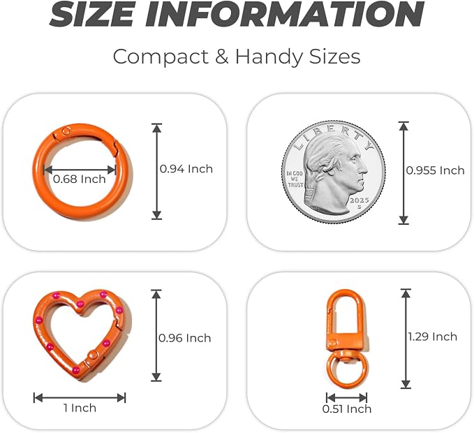 90PCS Keychain Clasp Set - Image 4