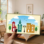 16 Styles Houses Metal Cutting Dies DIY Paper Craft Die Cuts Carbon Steel - Image 5