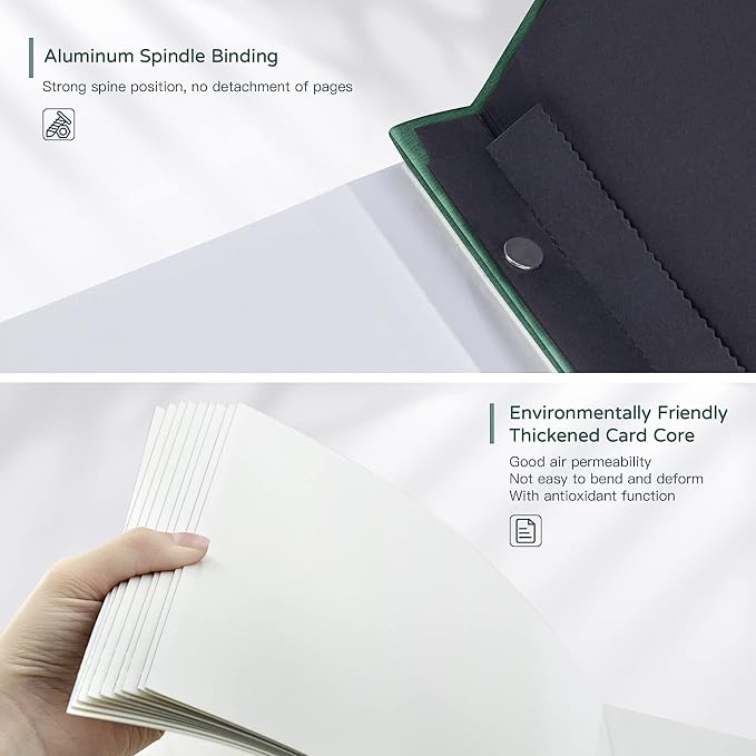 Popotop Large Photo Album Self Adhesive 4x6 5x7 8x10 Scrapbook Album DIY - Image 7