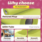 PerkHomy Neon Green Kraft Paper Roll 17.5" x 760" - Image 6