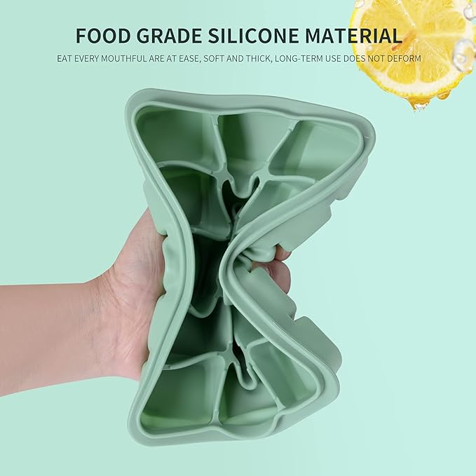 Tvmania Ice Cube Trays Set of 2, 15-Cube Silicone Molds - Image 6