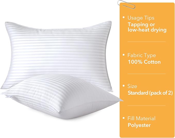 Oubonun Standard Size Pillows Set of 2 - Image 5