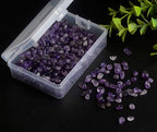 Natural Chip Stone Beads Amethyst 5-8mm About 400 Pieces Irregular Gemstones - Image 3