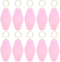 10pcs Blank Hotel Keychains Bulk Vintage Motel Keychain Vinyl Keychains Gold by Nwsrayu