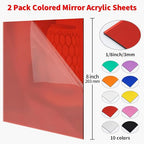 Mirror Acrylic Sheets 1/8 ” Thick - Image 2