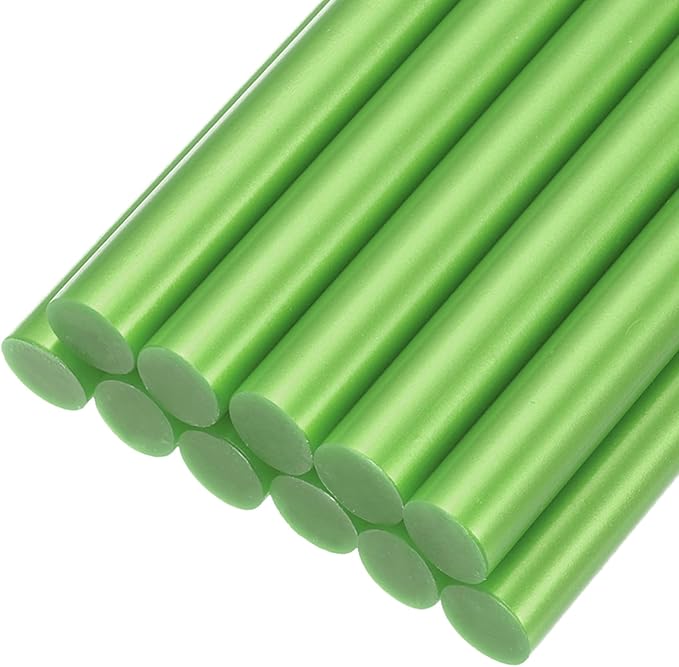 uxcell Mini Hot Glue Sticks for Glue Gun 11mm x 100mm Mint Green 12pcs by uxcell