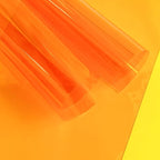 Transparent PVC Faux Leather Sheets, Glossy Waterproof Clear Vinyl Fabric by XHTFauxLeather
