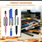 40 PCS Adhesive Pencil Holders for Desk, Silicone Pencil Holder - Image 6