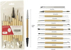 S & E TEACHER'S EDITION 11 Pcs Pottery & Clay Sculpting Tools, Double-Sided - Image 4