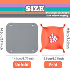 Collapsible Board Game Storage Bowls, Portable Folding Tray Accessory Holds - Image 2