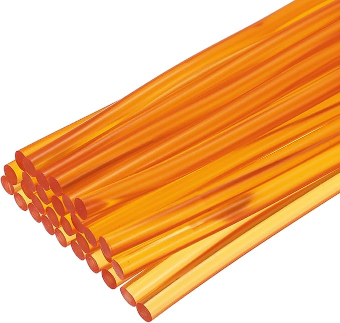 uxcell 30pcs 7mm x 200mm Mini Hot Glue Sticks by uxcell