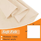 IONTACH 36" X 36" Soft Felt Fabric 1.6mm Thick | Felt Sheets - Image 3