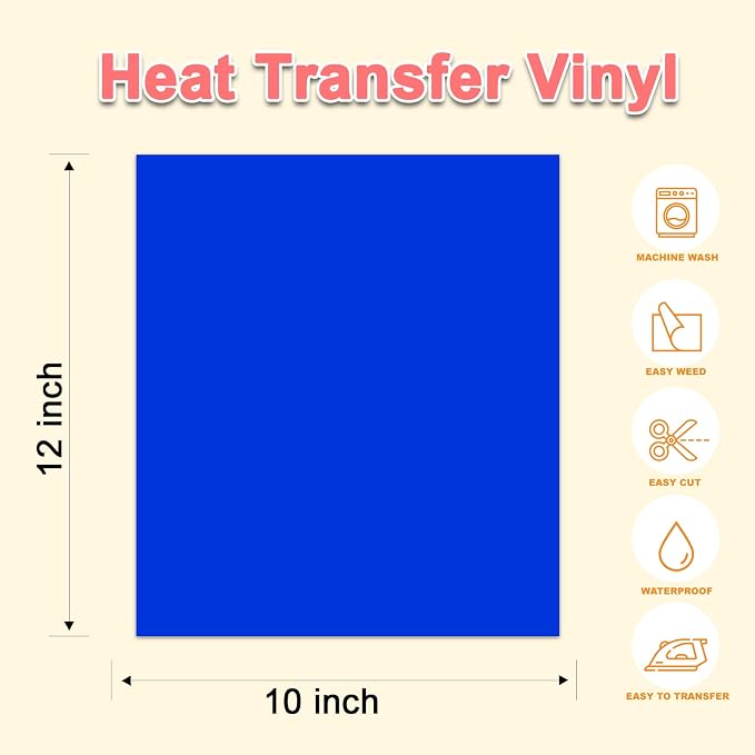 12Pcs DUEUIOE Puff Vinyl Heat Transfer 12x10Inch, Puff Vinyl Heat Transfer - Image 3