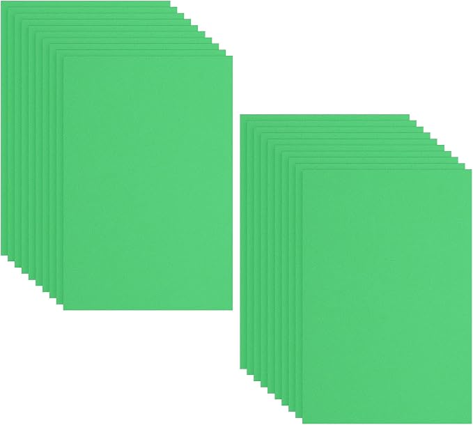 PATIKIL 20 Pack EVA Foam Sheets, Light Green by PATIKIL
