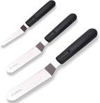 Cake Icing Spatulas with Non-Slip Handle 4 6 Inch Small Offset Palette Knife by LEGERM
