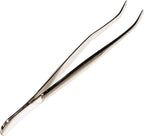 Lighthouse Tongs for Coins and Stamps, 12 cm, Tweezer Design: Curved by Leuchtturm