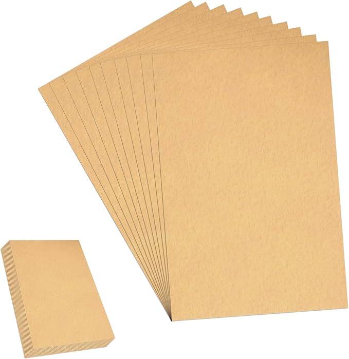 7" x 11" Felt Sheets Fabric for Crafts, 10 Pieces Soft Brown Thick Stiff Craft by Unknown