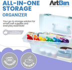 ArtBin 6937AG Essentials Lift-Out Tray Box, Portable Art & Craft Organizer - Image 2