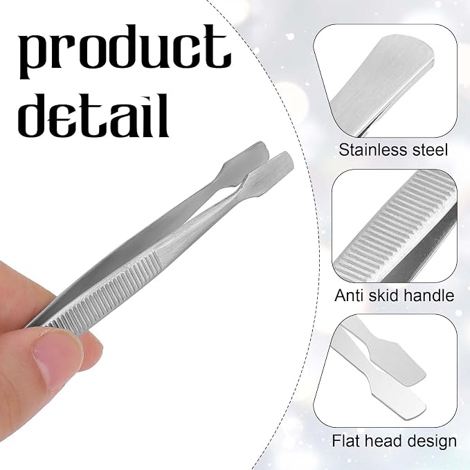 2 Pcs Stamp Tweezers Stainless Steel Stamp Collecting Supplies Philately Stamps - Image 4