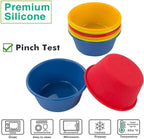 Webake Silicone Cupcake Baking Cups Set of 8, Air Fryer Muffin Pan Jumbo Muffin - Image 2