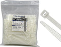 Kable Kontrol Cable Zip Ties Natural White 1000 Pcs 8 Inch, 40 Lbs Tensile by KABLEKONTROL%C2%AE