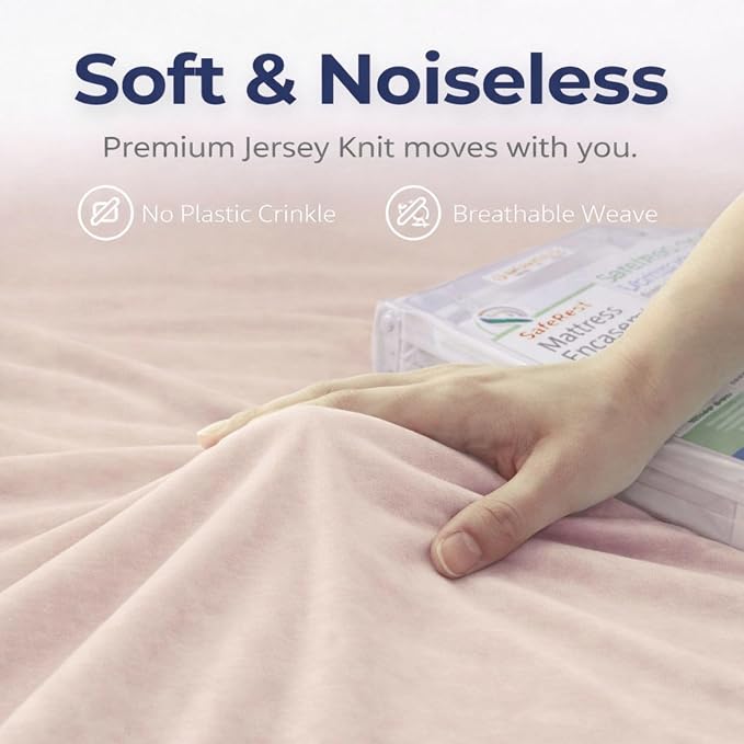 Guardmax Jersey Knitted Short Queen Zippered Mattress Encasement - Image 7
