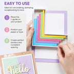 7pcs Paper Crafting Alignment Guides - Image 5
