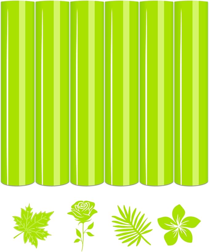 Tintnut Jasmine Green Heat Transfer Vinyl, easy cut & weed, stretch washable by Tintnut