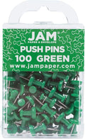 JAM PAPER Colorful Push Pins by JAMPaper