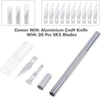 Anezus Craft Knife Precision Cutter and Self Healing Cutting Craft Mat Hobby - Image 2