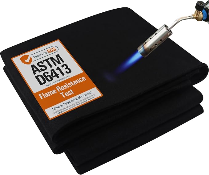 Matace Welding Blanket Fireproof 6x8 Feet Carbon Felt Soldering Mat & Pad by MataceCarpet