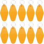 10pcs Blank Hotel Keychains Bulk Vintage Motel Keychain Vinyl HTV printing by Nwsrayu