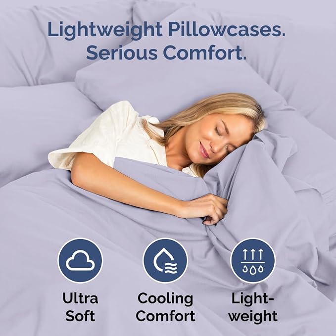 Body Pillowcases Set of 2-20x54 Long Body Pillow Case - Image 3
