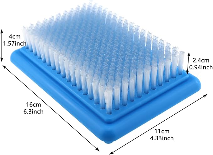 LUORNG Embroidery Sewing Craft Felting Needle Wool Felt Rug Brush Blue Felting - Image 3