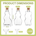 Mumufy 60 Pcs Plastic Sand Art Bottles - Image 2