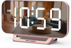 Peakeep Slim Digital Mirror Aesthetic Alarm Clock by PEAKEEP