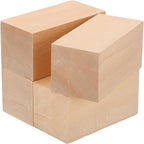 MECCANIXITY 4Pcs Basswood Carving Block, Arts Decoration, Crafts Whittling by MECCANIXITY
