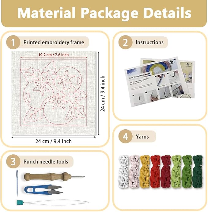 Doodlream Fresh Tomato Needle Kit - Image 2